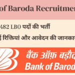 Bank of Baroda Recruitment 2026: 2,482 LBO पदों की भर्ती, नई रिक्तियां और आवेदन की जानकारी